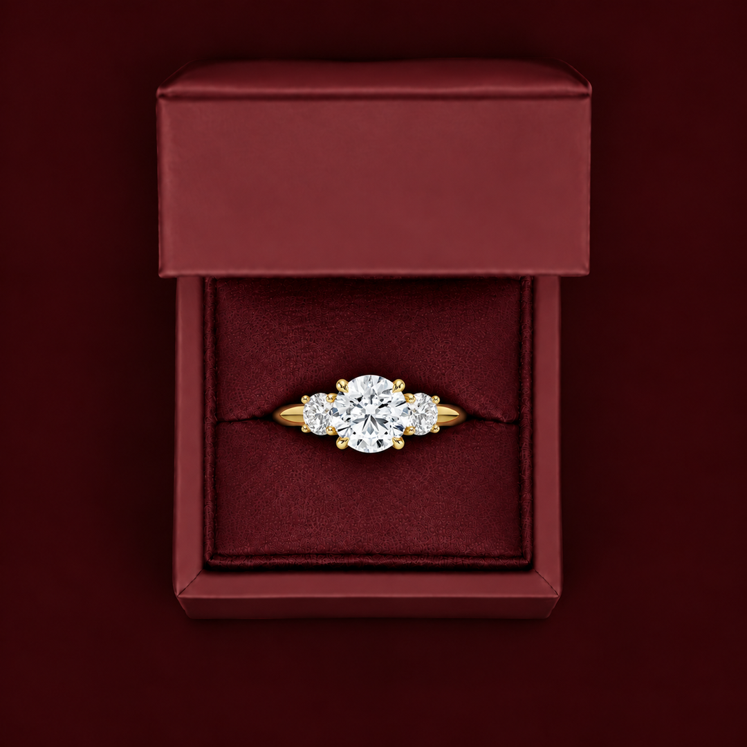 Triology Ring in Yellow Gold