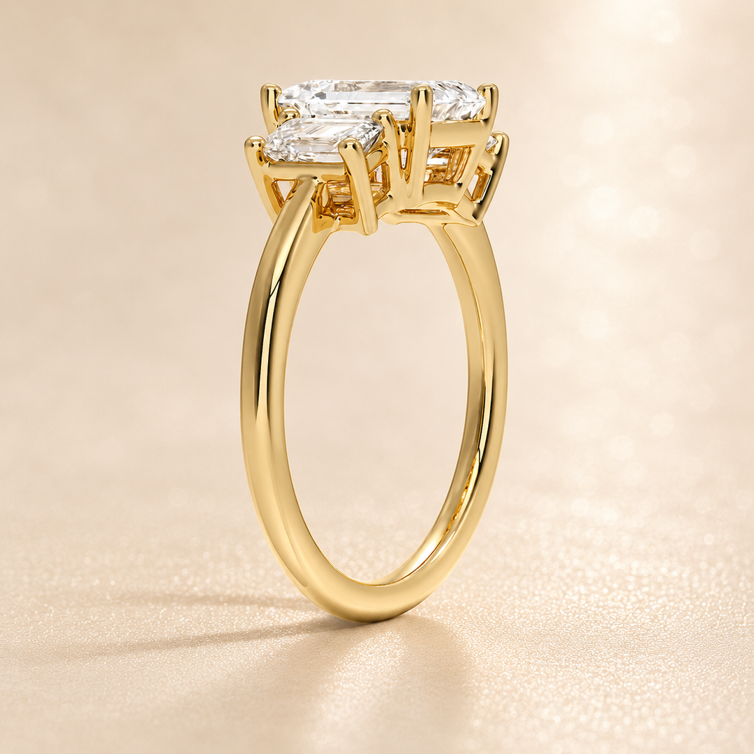 Triology Ring in Yellow Gold