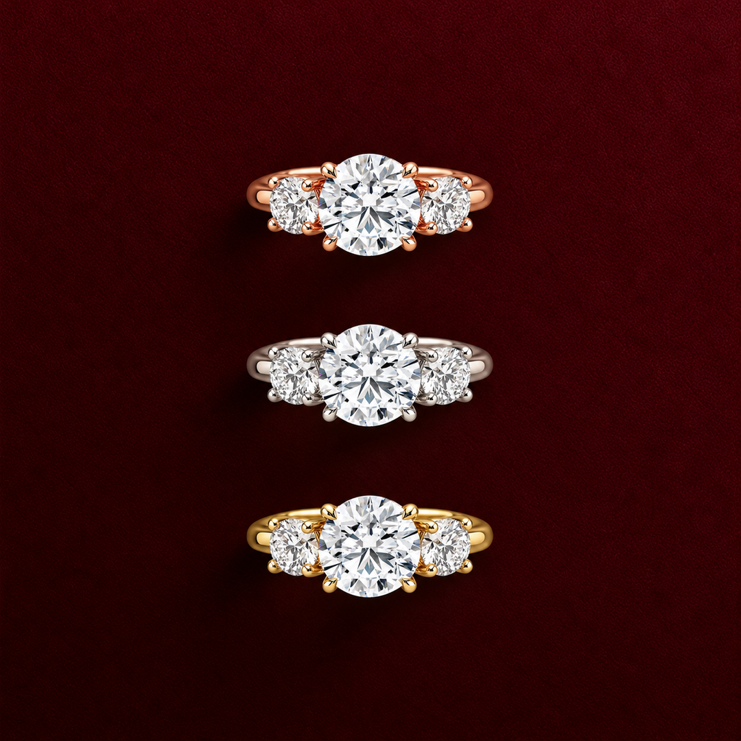 Triology Ring in Yellow Gold
