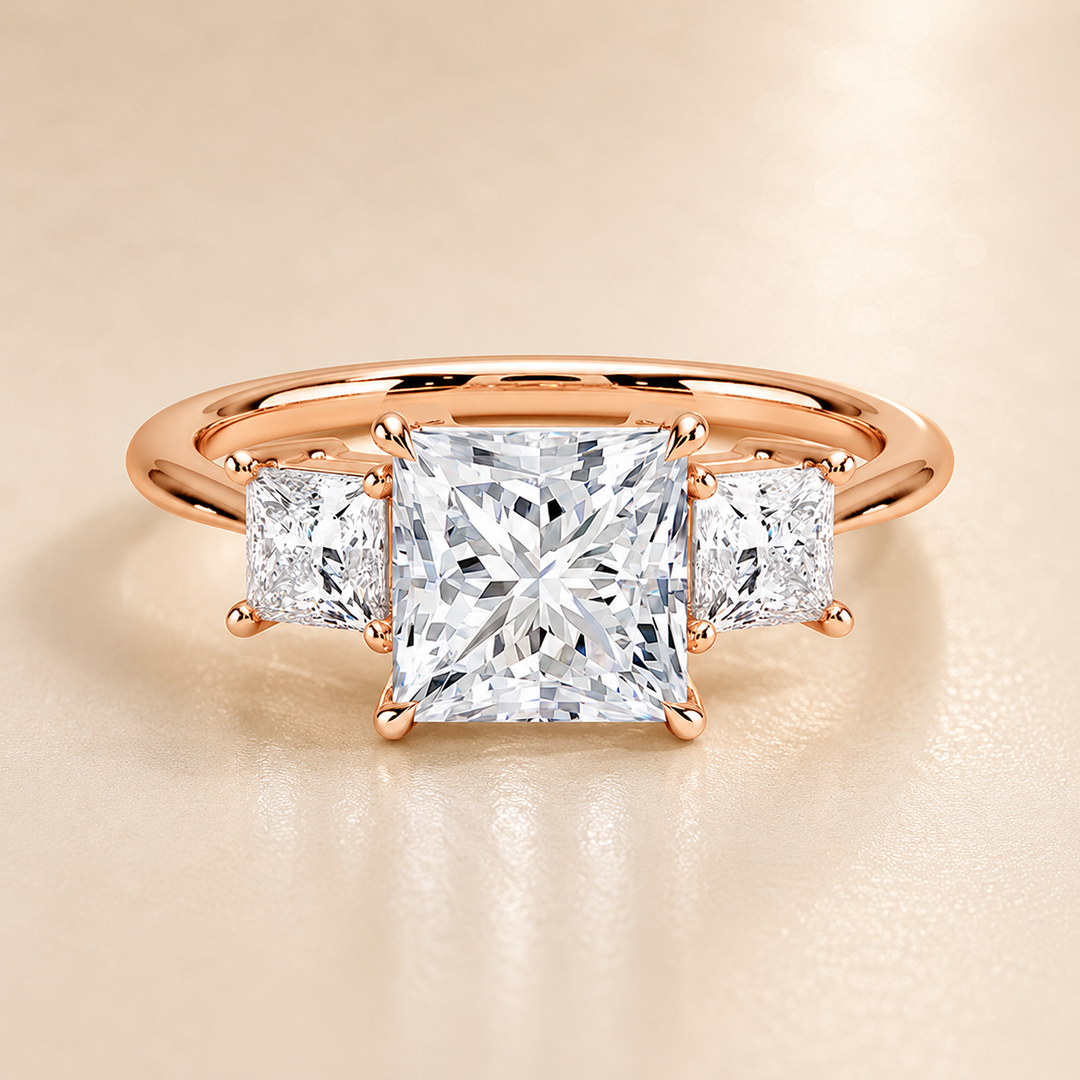 Triology Ring in Rose Gold