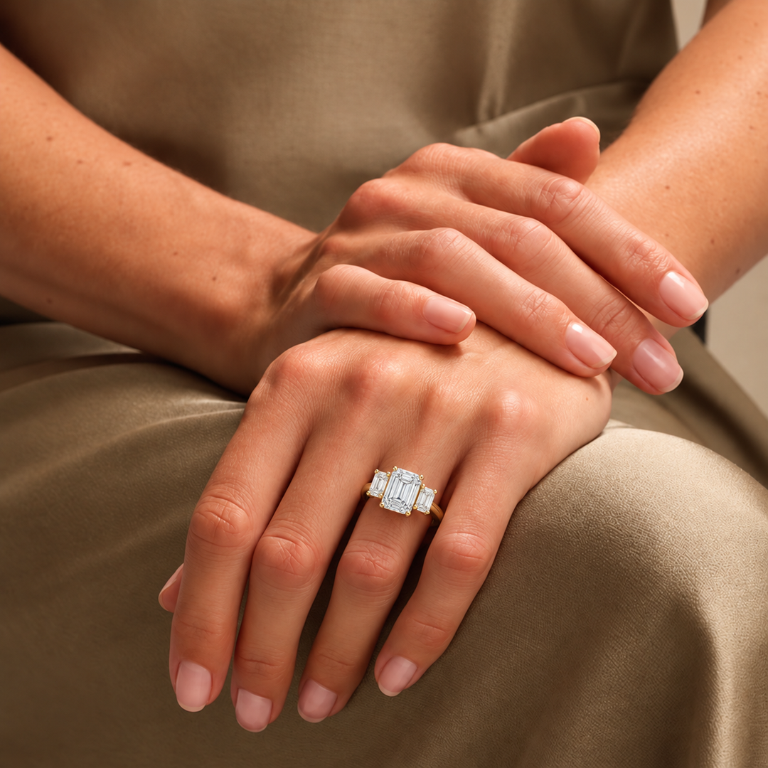 Triology Ring in Yellow Gold