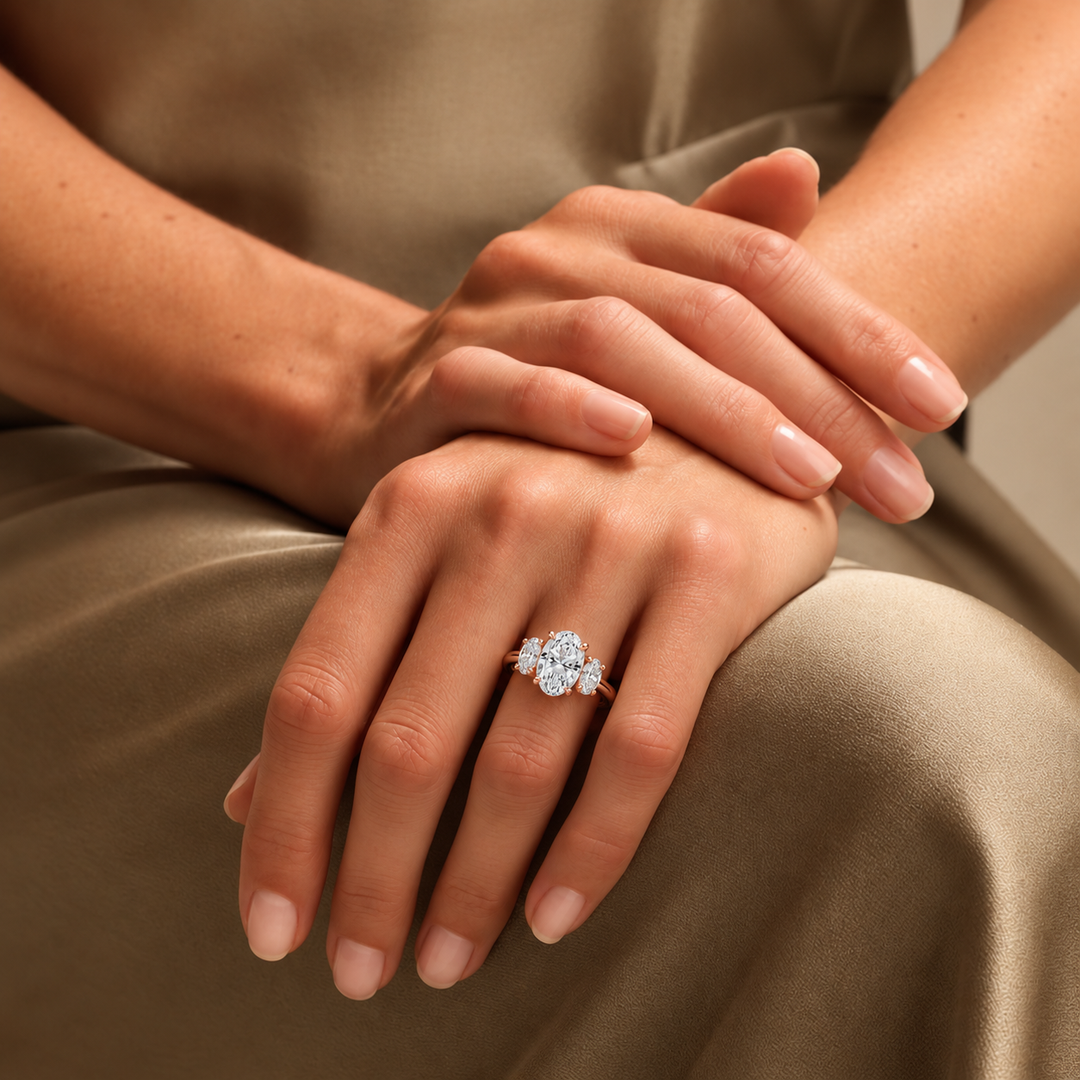 Triology Ring in Rose Gold