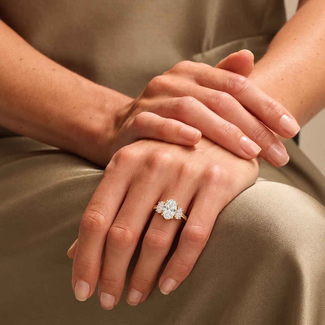 Triology Ring in Yellow Gold