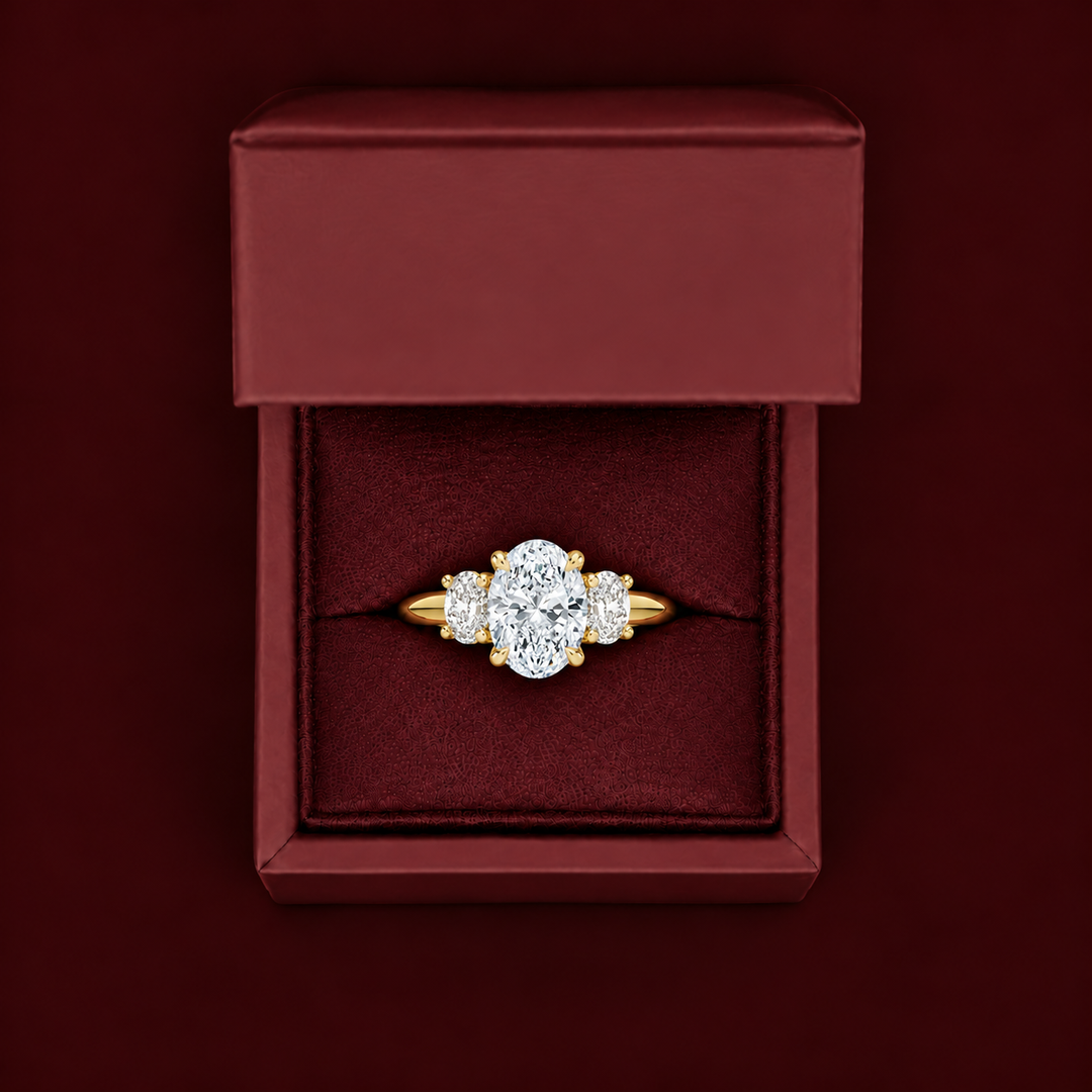 Triology Ring in Yellow Gold