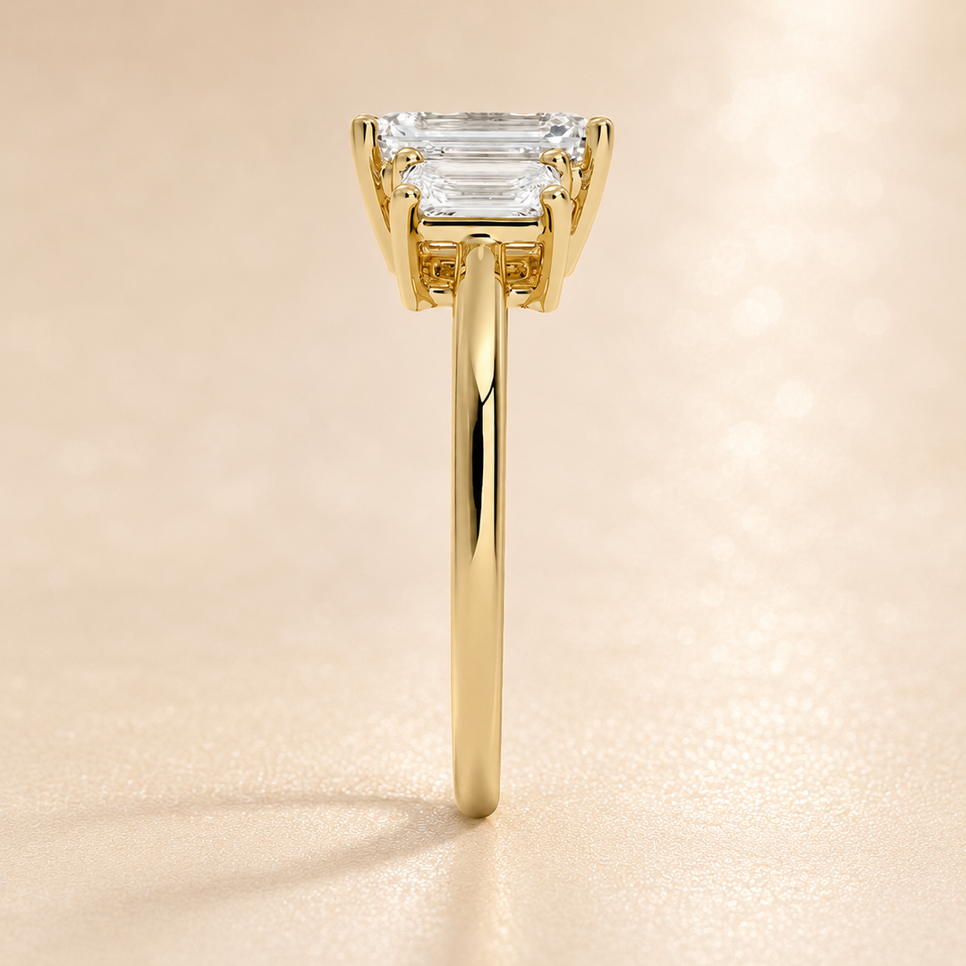 Triology Ring in Yellow Gold