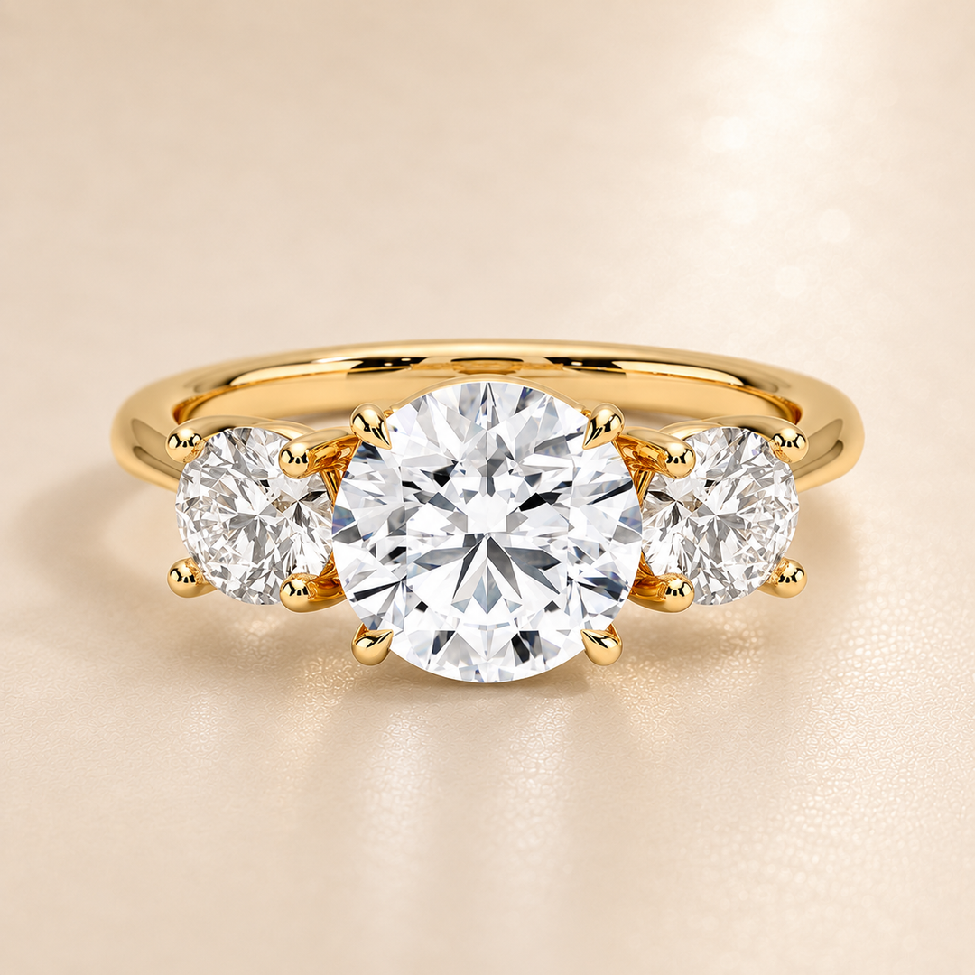 Triology Ring in Yellow Gold