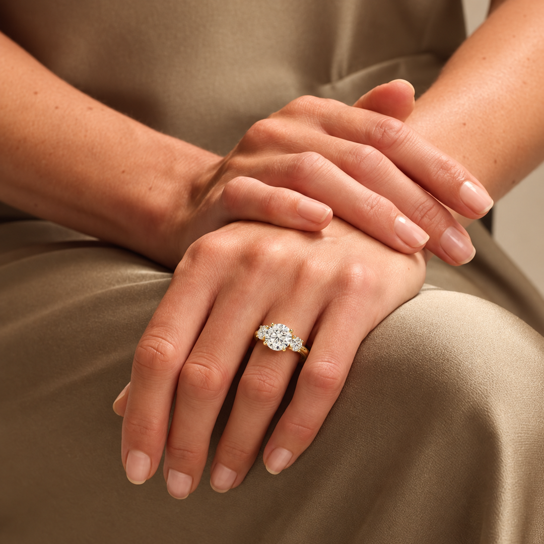 Triology Ring in Yellow Gold