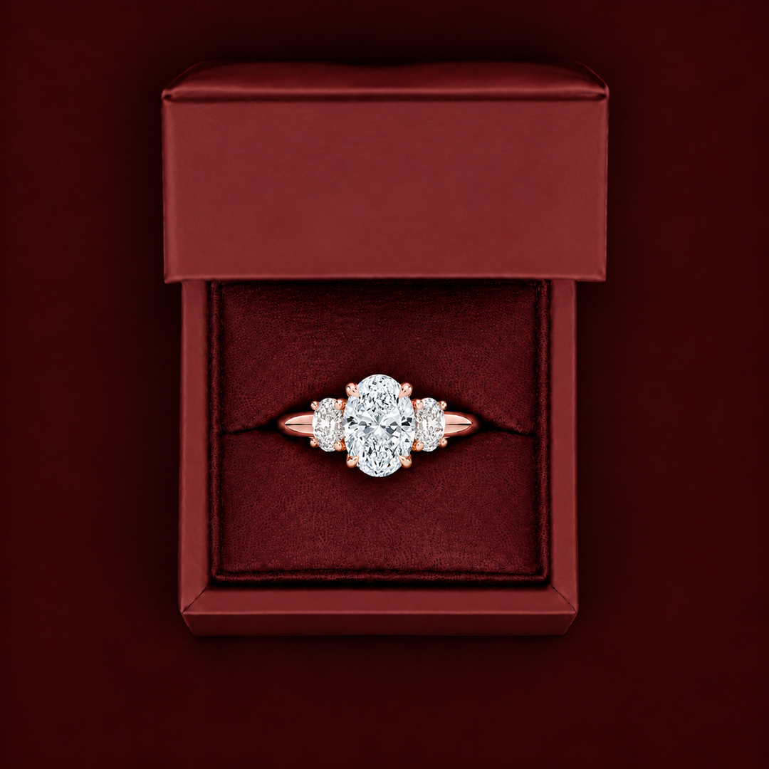 Triology Ring in Rose Gold