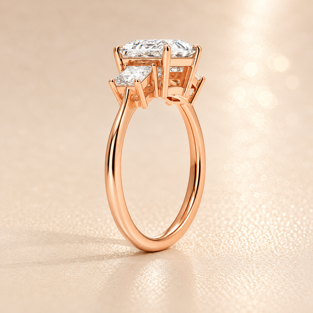 Triology Ring in Rose Gold