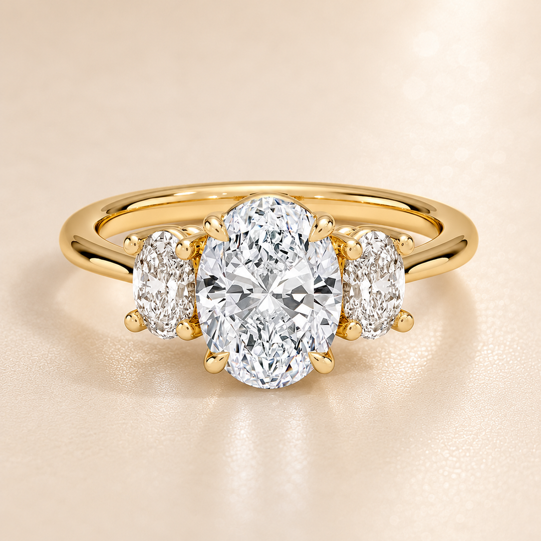 Triology Ring in Yellow Gold