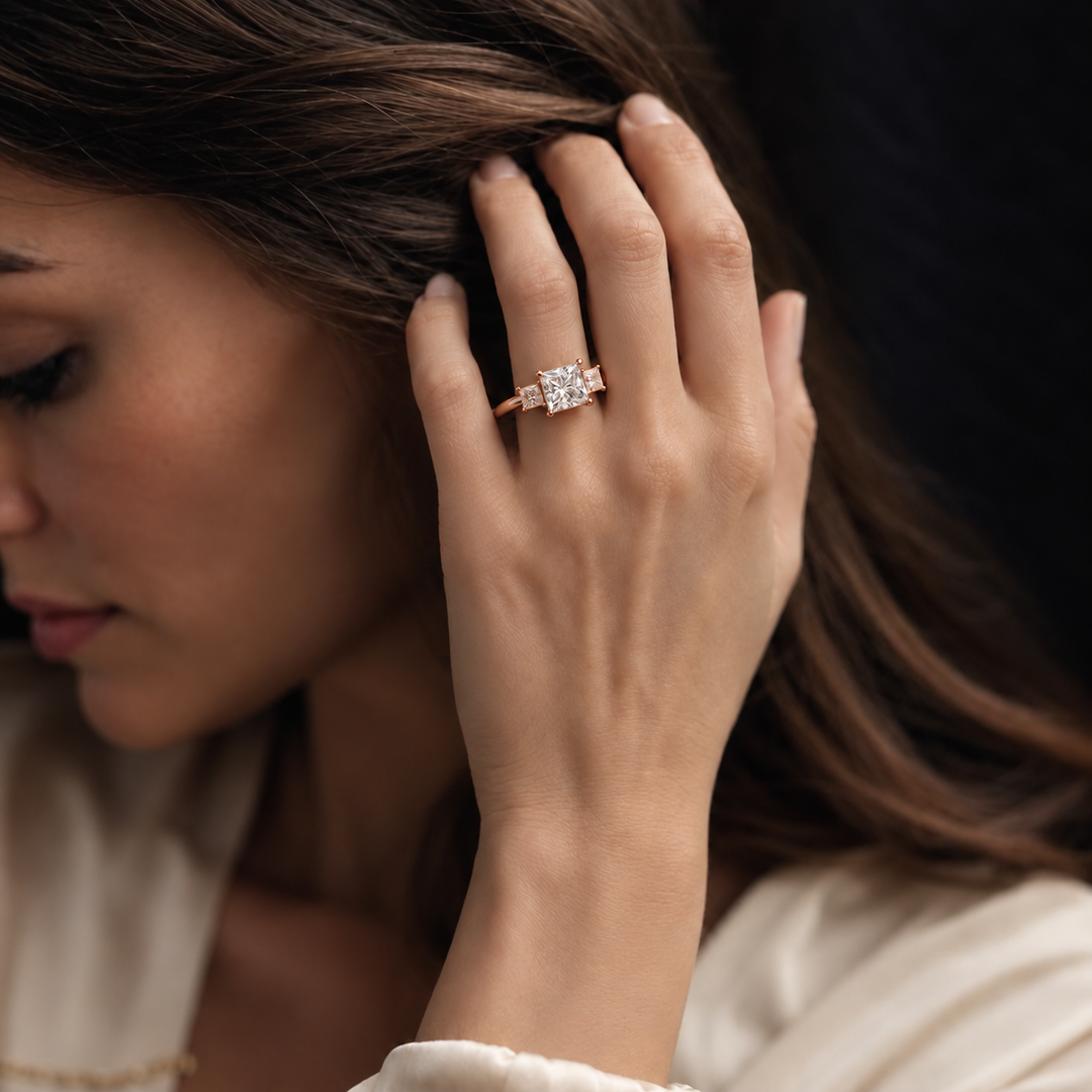 Triology Ring in Rose Gold