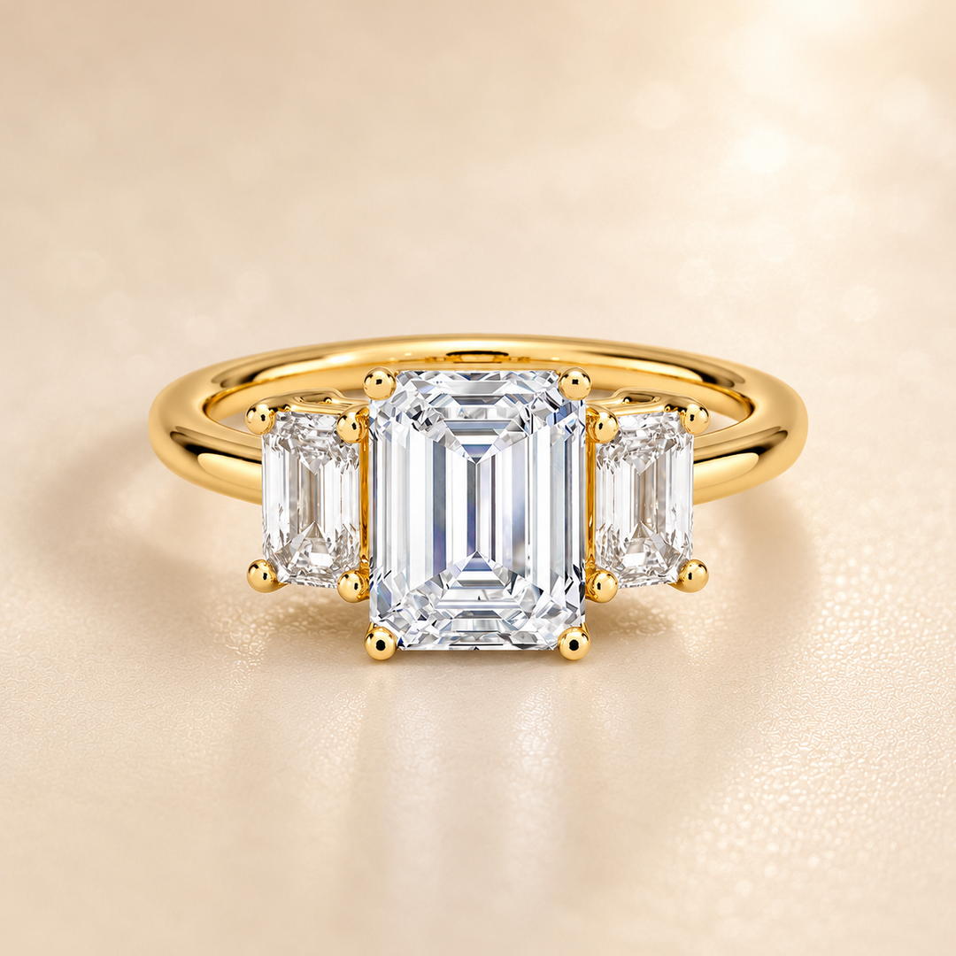 Triology Ring in Yellow Gold