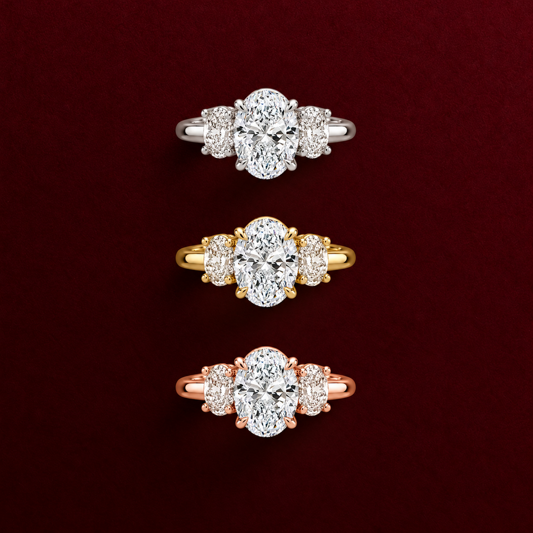 Triology Ring in Rose Gold