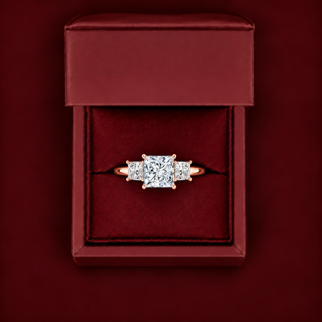 Triology Ring in Rose Gold
