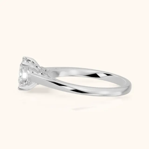 Iris Vintage Cushion Diamond Engagement Ring in Platinum