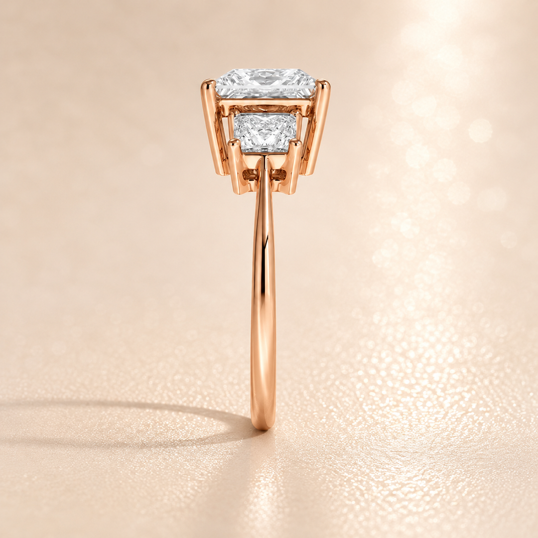 Triology Ring in Rose Gold